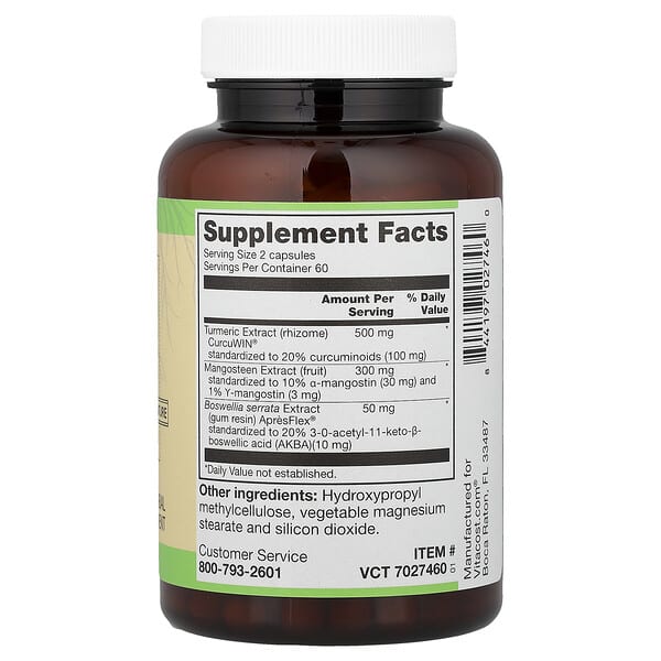 Alternative view of Vitacost, Root2, Turmeric + Joint Support, 120 Capsules