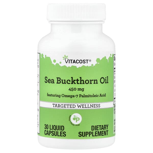Vitacost, Sea Buckthorn Oil, 450 mg, 30 Liquid Capsules