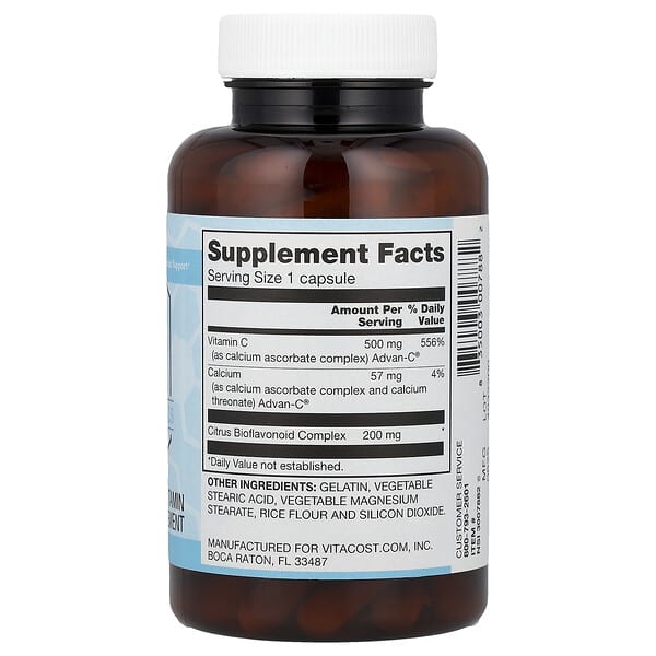 Alternative view of Vitacost, Synergy®, Advan-C® including Citrus Bioflavonoids, 100 Capsules