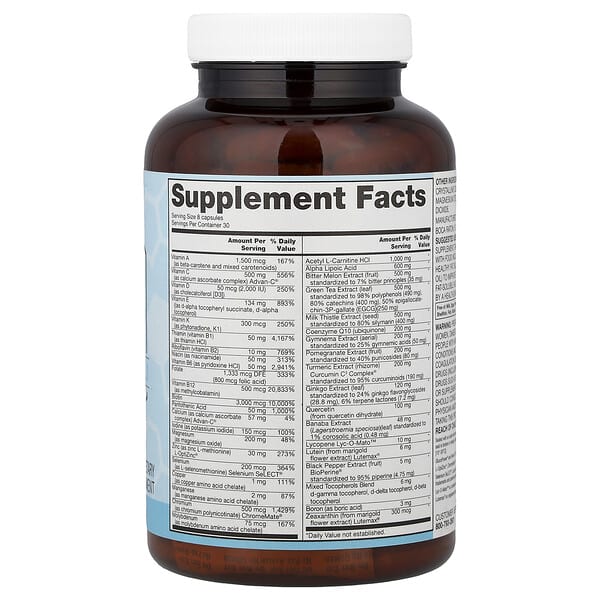 Alternative view of Vitacost, Synergy®, GlucoPower® Multivitamin, 240 Capsules