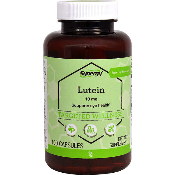 Vitacost, Synergy®, Lutein Featuring FloraGLO®, 100 Capsules