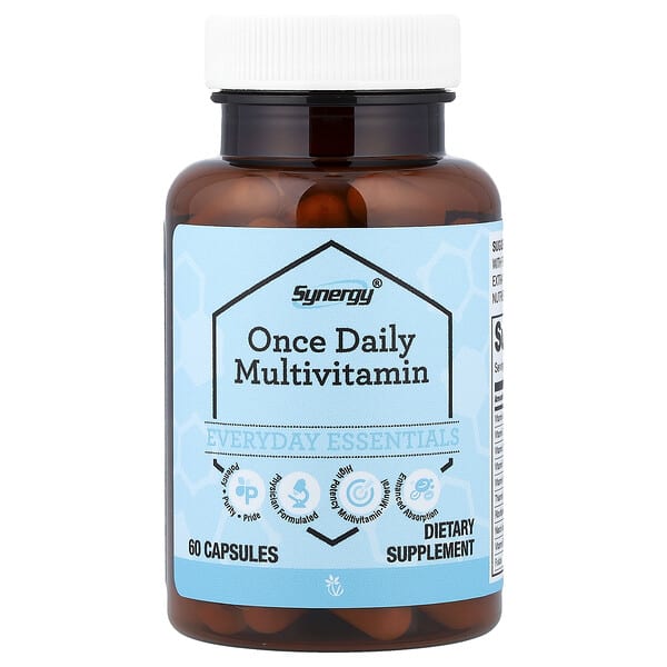 Vitacost, Synergy®, Once Daily Multivitamin, 60 Capsules