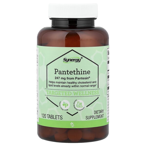 Vitacost, Synergy®, Pantethine, 120 Tablets