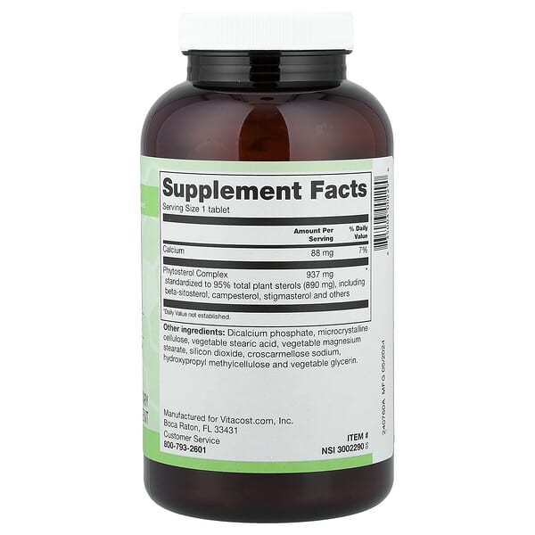 Alternative view of Vitacost, Synergy®, Phytosterol Complex, 240 Tablets