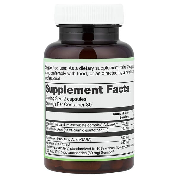 Alternative view of Vitacost, Synergy®, Stress Support, 60 Capsules