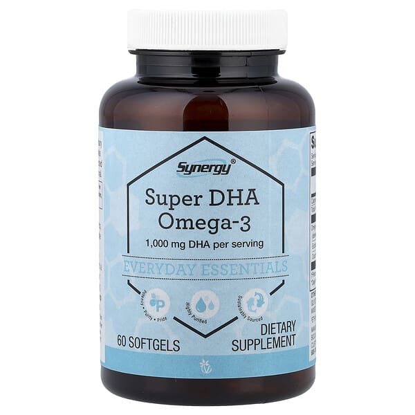 Vitacost, Synergy®, Super DHA Omega-3, 60 Softgels 2 Vitacost, Synergy®, Super DHA Omega-3, 60 Softgels