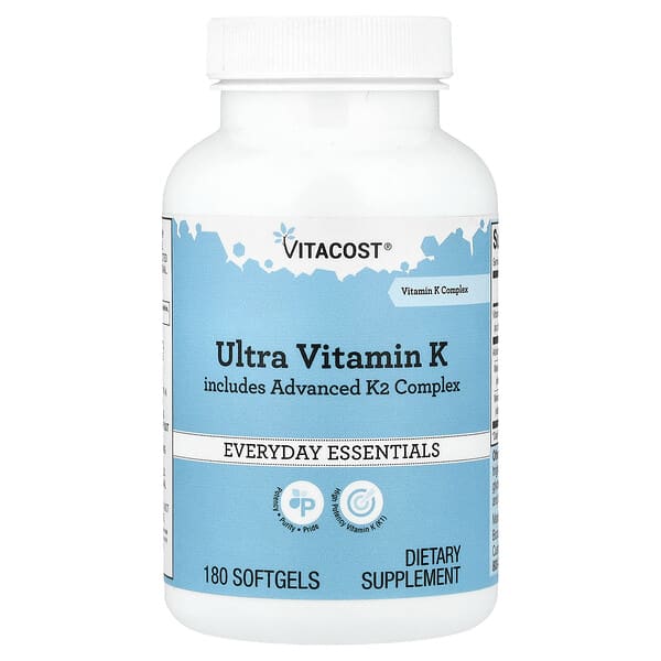 Vitacost, Ultra Vitamin K, 180 Softgels