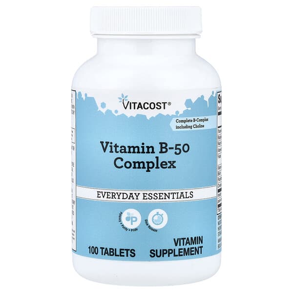 Vitacost, Vitamin B-50 Complex, 100 Tablets