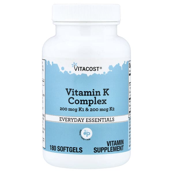 Vitacost, Vitamin K Complex, 180 Softgels
