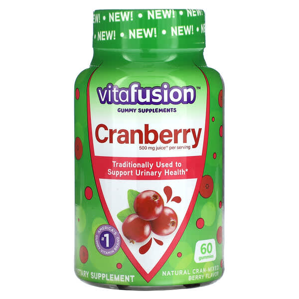 VitaFusion, Cranberry, Cran-Mixed Berry, 60 Gummies (250 mg per Gummy) 2 VitaFusion, Cranberry, Cran-Mixed Berry, 60 Gummies (250 mg per Gummy)