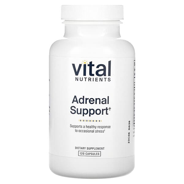 Vital Nutrients, Adrenal Support, 120 Capsules 3 Vital Nutrients, Adrenal Support, 120 Capsules