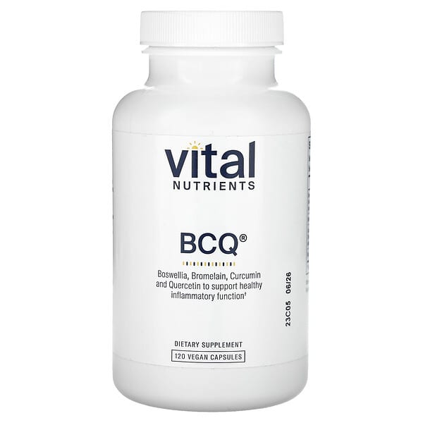Vital Nutrients, BCQ, 120 Vegan Capsules 4 Vital Nutrients, BCQ, 120 Vegan Capsules