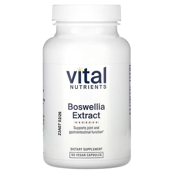 Vital Nutrients, Boswellia Extract, 90 Vegan Capsules (400 mg per Capsule)