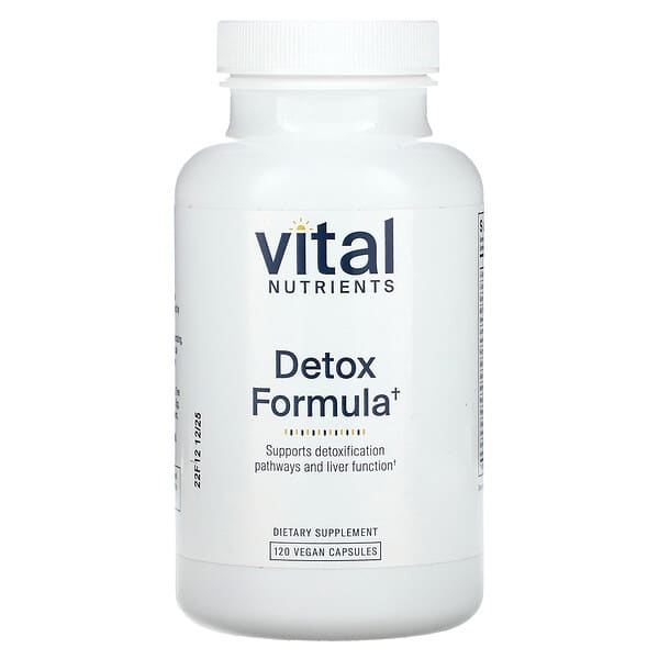 Vital Nutrients, Detox Formula, 120 Vegan Capsules