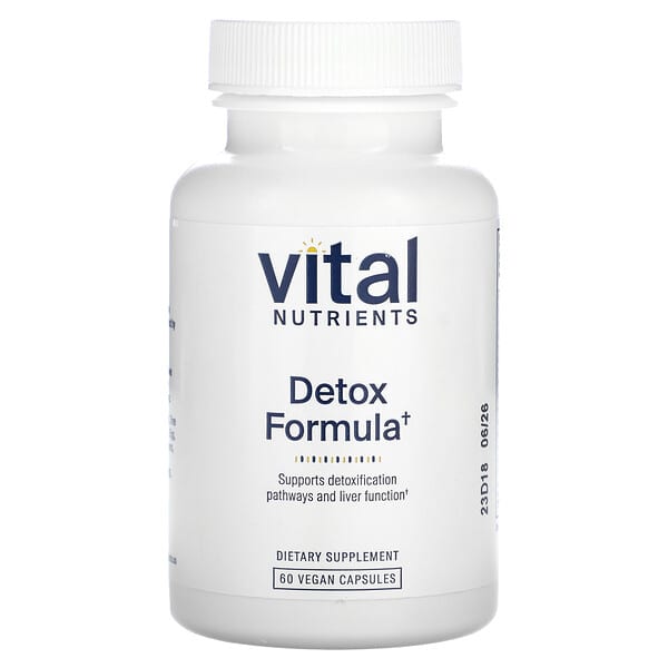 Vital Nutrients, Detox Formula, 60 Vegan Capsules