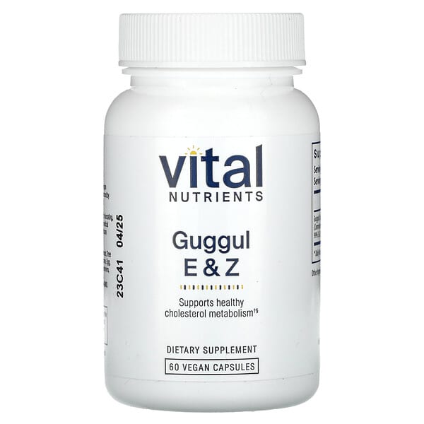 Vital Nutrients, Guggul E & Z, 60 Vegan Capsules (37.5 mg per Capsule)