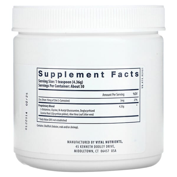 Alternative view of Vital Nutrients, Heartburn Tx, 7.6 oz (218 g)