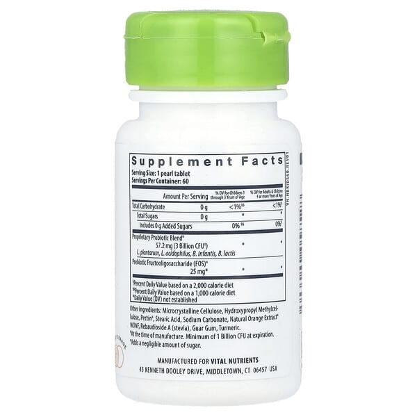 Alternative view of Vital Nutrients, Hyperbiotics®, Pro-Kids® Probiotic, Tangy Orange, 60 Vegan Chewables