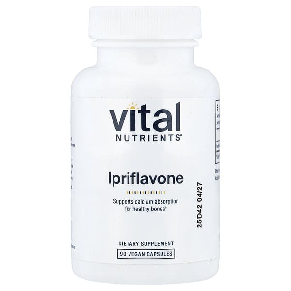 Vital Nutrients, Ipriflavone, 90 Vegan Capsules (300 mg per Capsule)