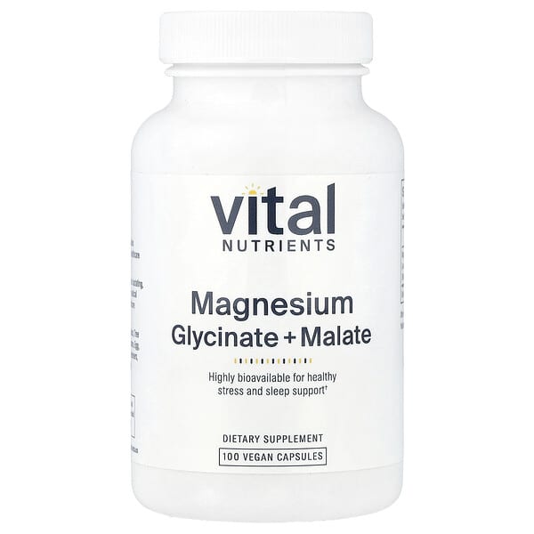 Vital Nutrients, Magnesium, 100 Vegan Capsules (120 mg per Capsule)