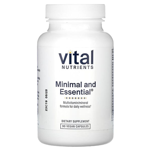 Vital Nutrients, Minimal and Essential, 90 Vegan Capsules