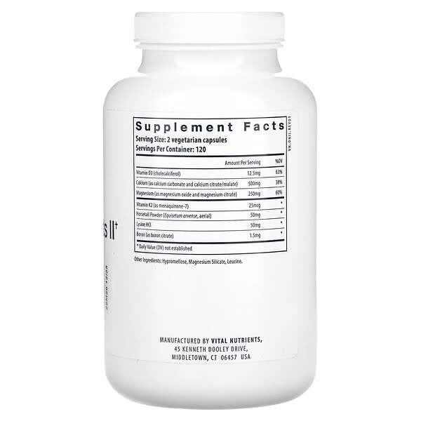 Alternative view of Vital Nutrients, Osteo-Nutrients II with Vitamin K2-7, 240 Vegetarian Capsules