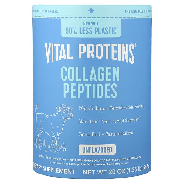Vital Proteins, Collagen Peptides, Unflavored, 20 oz (567 g)