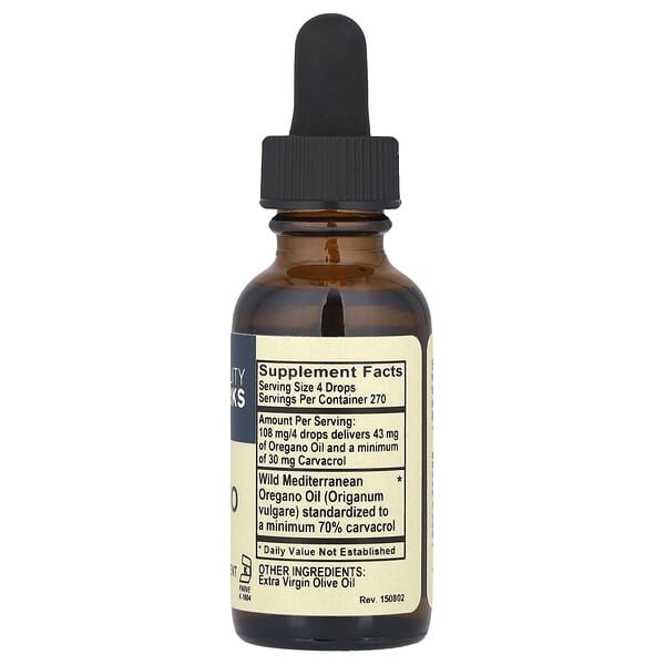 Alternative view of Vitality Works, Oregano Oil, 1 fl oz (30 ml)