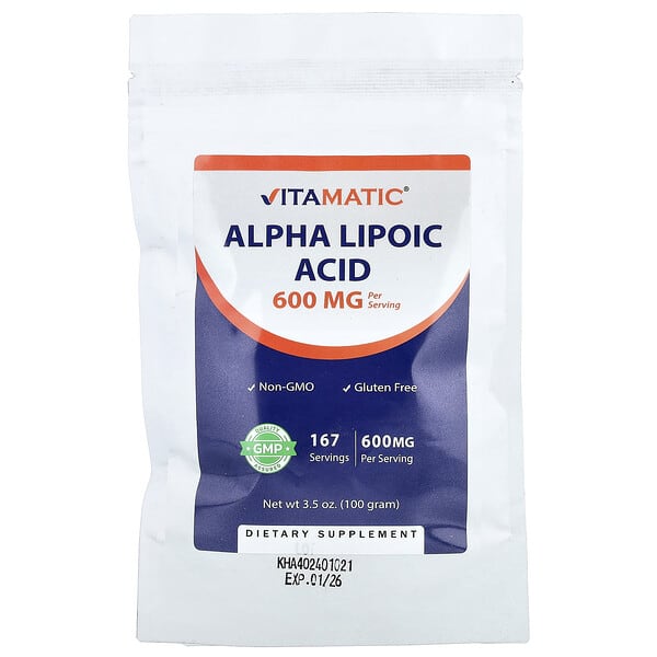 Vitamatic, Alpha Lipoic Acid, 3.5 oz (100 g) 2 Vitamatic, Alpha Lipoic Acid, 3.5 oz (100 g)