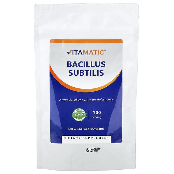 Vitamatic, Bacillus Subtilis, 3.5 oz (100 g)