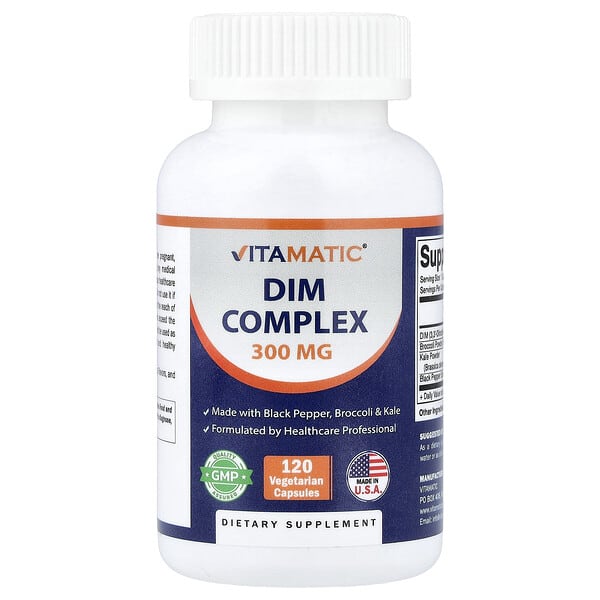Vitamatic, Dim Complex, 120 Vegetarian Capsules