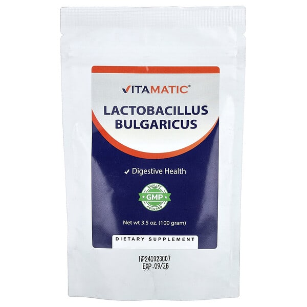 Vitamatic, Lactobacillus Bulgaricus, 3.5 oz (100 g)
