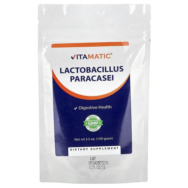 Vitamatic, Lactobacillus Paracasei, 3.5 oz (100 g)