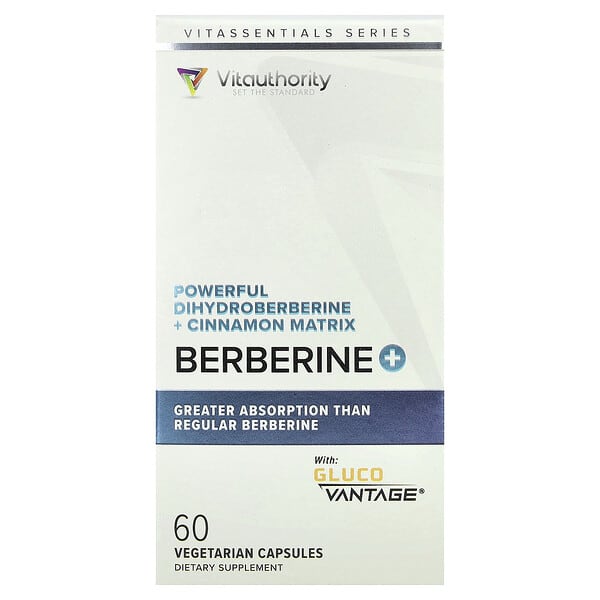 Vitauthority, Berberine +, 60 Vegetarian Capsules