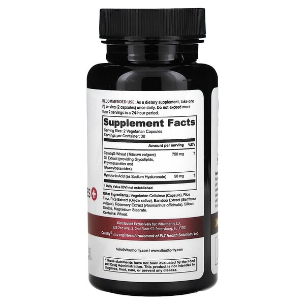 Alternative view of Vitauthority, Phytoceramides +, 60 Vegetarian Capsules