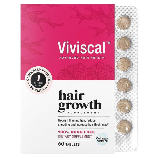 Viviscal, Hair Growth Supplement, 60 Tablets