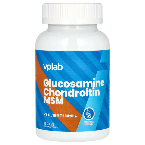 VPLab, Glucosamine Chondroitin MSM, 90 Tablets