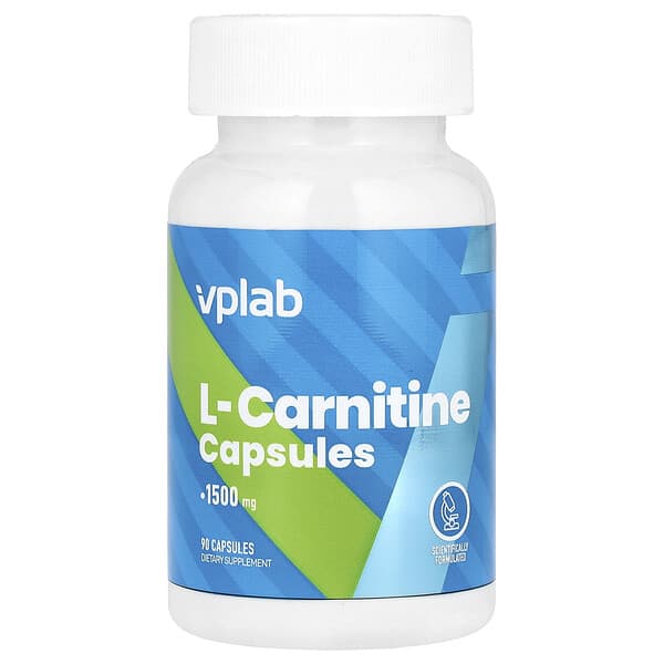 VPLab, L-Carnitine, 90 Capsules (500 mg per Capsule)