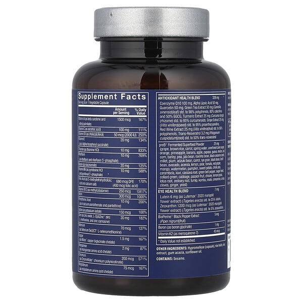 Alternative view of Vthrive, Bioactive Men's 50+ One Daily Multi, 30 Vegetable Capsules