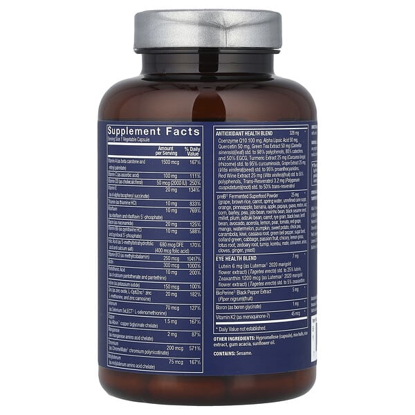 Alternative view of Vthrive, Bioactive Men's 50+ One Daily Multi, 60 Vegetable Capsules