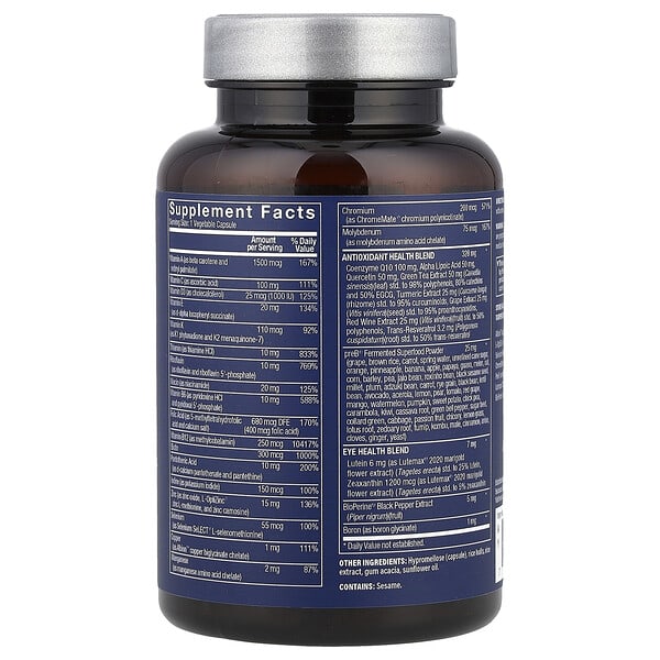 Alternative view of Vthrive, Bioactive Men's One Daily Multi, 30 Vegetable Capsules