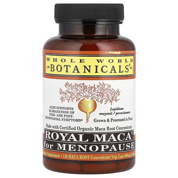 Whole World Botanicals, Royal Maca® for Menopause, 120 Veg. Caps