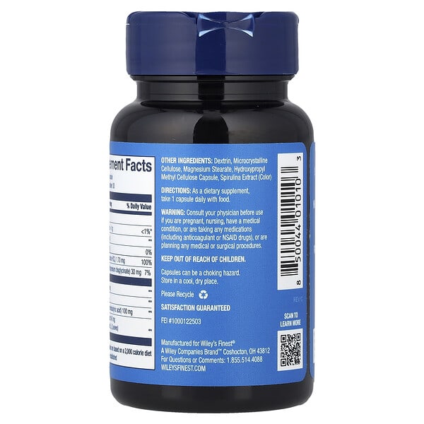 Alternative view of Wiley's Finest, Relax Focus, 30 Capsules