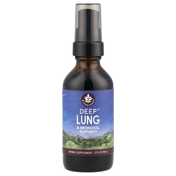 WishGarden Herbs, Deep Lung™ & Bronchial Support, 2 fl oz (59 ml) 5 WishGarden Herbs, Deep Lung™ & Bronchial Support, 2 fl oz (59 ml)