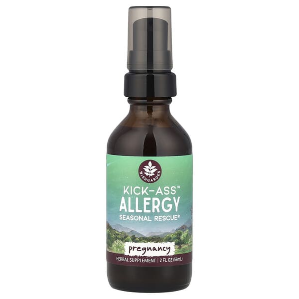 WishGarden Herbs, Kick-Ass™ Allergy, Pregnancy, 2 fl oz (59 ml)