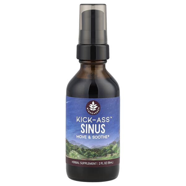 WishGarden Herbs, Kick-Ass™ Sinus, 2 fl oz (59 ml)