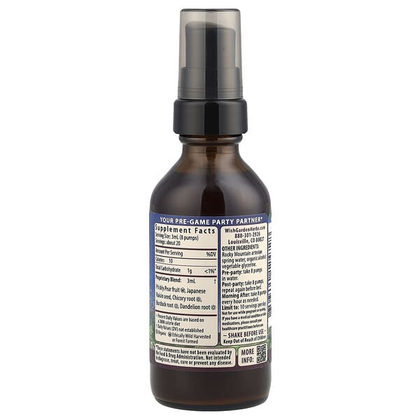 WishGarden Herbs, Party Prep™, 2 fl oz (59 ml) 2 WishGarden Herbs, Party Prep™, 2 fl oz (59 ml) - Ảnh 2