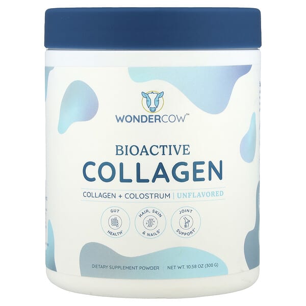 Wondercow, Bioactive Collagen, Unflavored, 10.58 oz (300 g)