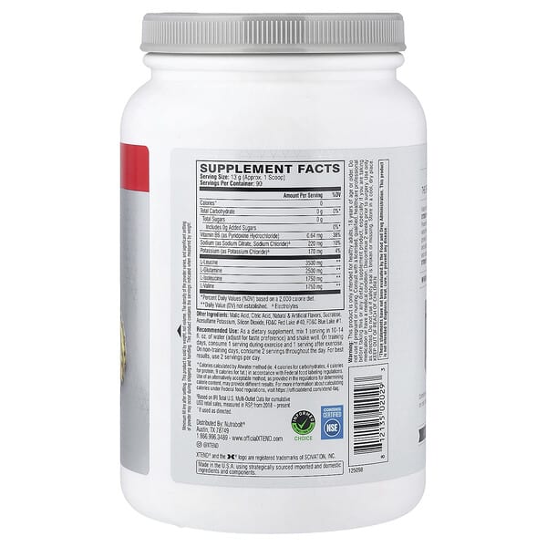 Alternative view of XTEND, 7G BCAA, Knockout Fruit Punch, 2.58 lb (1.17 kg)