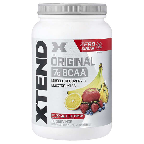 XTEND, 7G BCAA, Knockout Fruit Punch, 2.58 lb (1.17 kg)